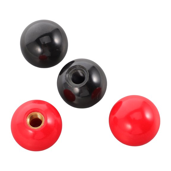 UPOUART 4pcs Ball Knob Handle M10 Thread 35mm Spherical Bakelite Knobs