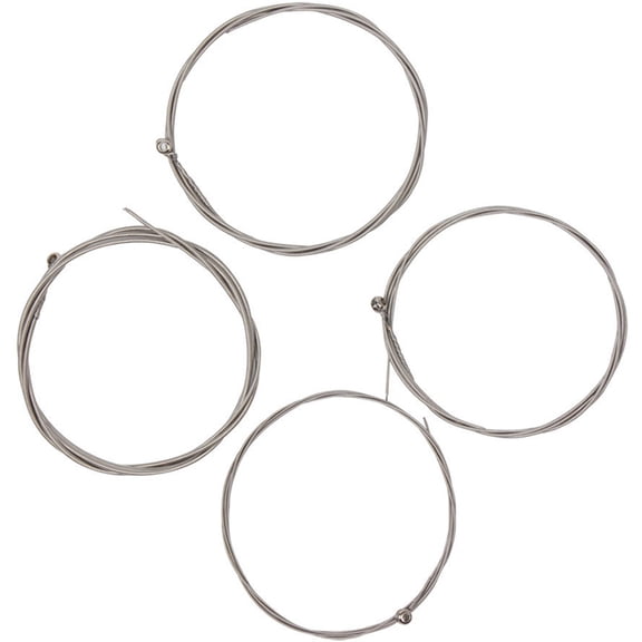 UPOUART 4pcs Bass Strings Electric Bass Replacement String With Nickel Plated Head For Sound Clarity