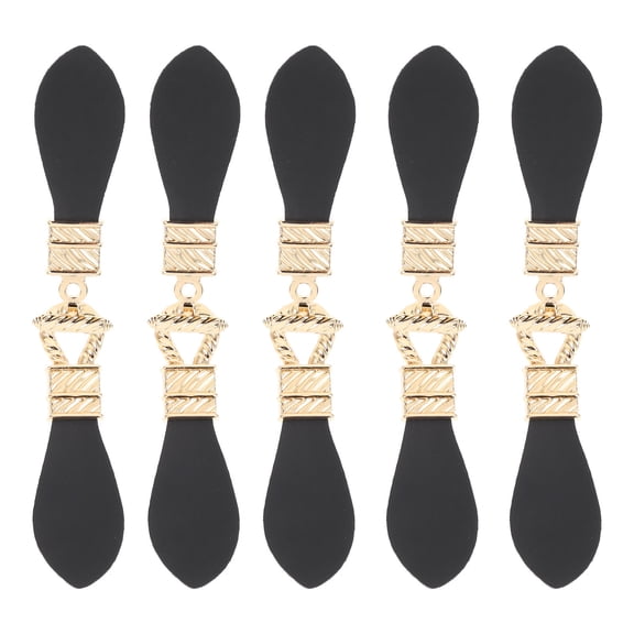 UPOUART 5 Pairs Black Coat Buttons with Easy-to-Install Toggles for Tailoring and Sewing Projects