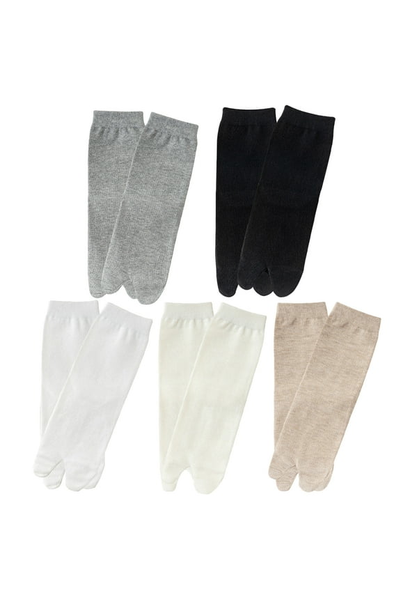 Toes Socks Sock for Women Assorted Color 5 Pairs 12.6x3.1x0.2in
