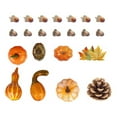 thumbnail image 1 of UPOUART Pumpkin Figurines Orange 50Pcs 4.52X2.04X2.04in, 1 of 8
