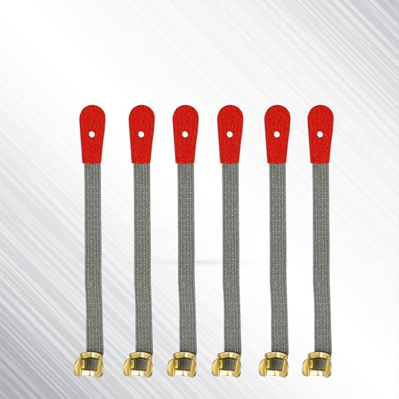 UPOUART 50Pcs Piano Mutes Fixing Tool with Non Deformable Climbing Strap and Secure Metal Lock Grey