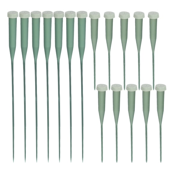 UPOUART Green Plastic Floral Vials Caps for Storage and Portability, 50 Pieces