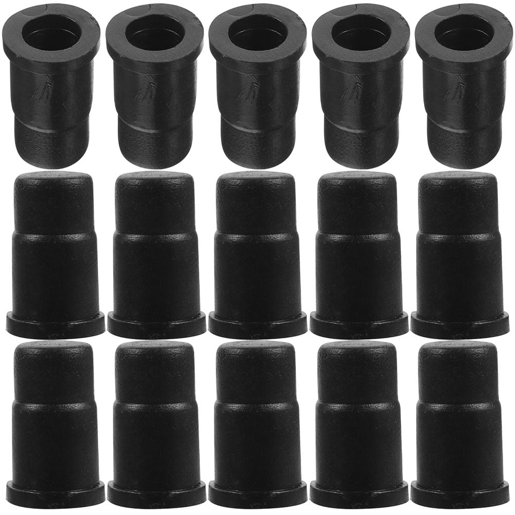 Caster Socket UPOUART 50Pcs Black Caster Socket Sleeves for Home Furniture Stem ...