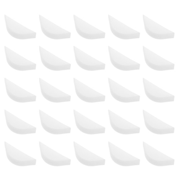 UPOUART 50Pcs White Mirror Edge Protectors for Glass Table Shelves Preventing Damage