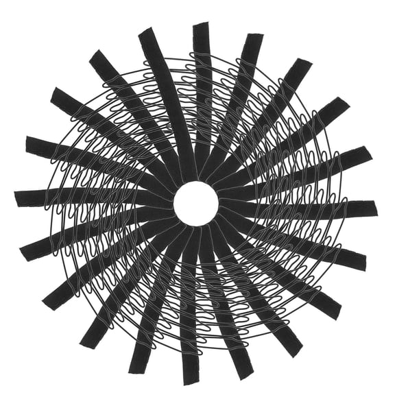 UPOUART 50Pcs Wig Combs for Synthetic Wigs Black with 7-Teeth Design for Various Hairstyles