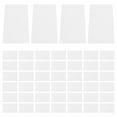thumbnail image 1 of UPOUART 50pcs Double Sided Printable Pvc Cards Blank Plastic Cards For Diy Smooth Edges For Various Uses, 1 of 8