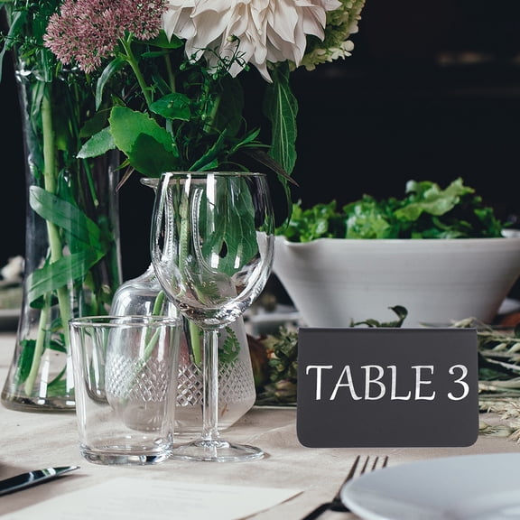 UPOUART 5Pcs Black Acrylic Message Blackboard with Fine Workmanship for Office Or Home