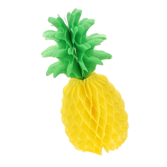 UPOUART Pineapple Lanterns Yellow Tissue Paper Hawaiian Luau Party Decorations Tropical Outdoor Indoor