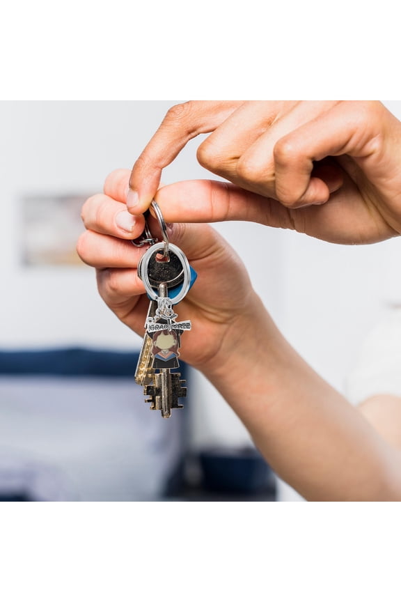 5Pcs Graduation Season Keychains Bulk Pack Custom 2026 Grad Keyrings Ideal Gifts for High School and College