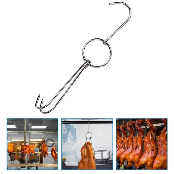 UPOUART 5Pcs Kitchen Meat Hooks Stainless Steel Barbecue Tool For Cooks Cooking