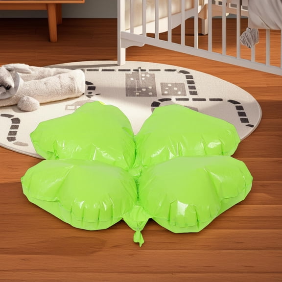 UPOUART 5Pcs Lucky Four Leaf Balloons Green St Patrick's Day Festival Party Decor
