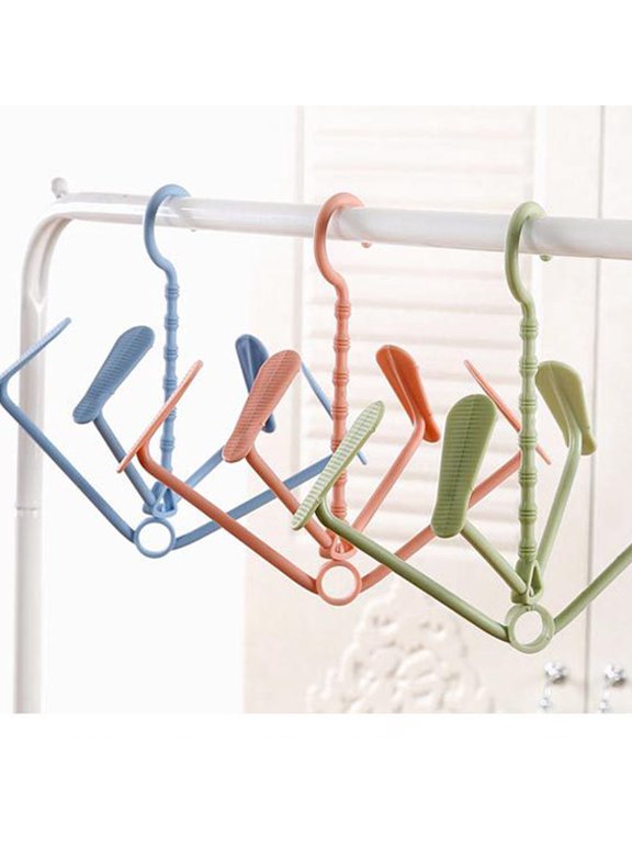 5Pcs Plastic Shoes Rack in Assorted Colors for Boot Shape Keeping and Drying