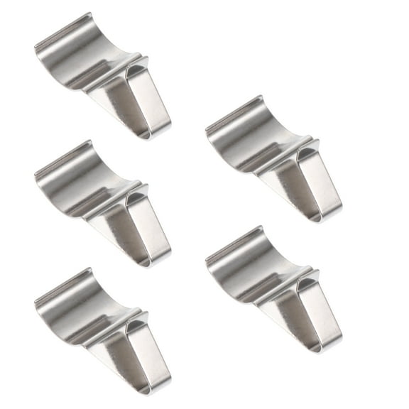 UPOUART 5Pcs Vinyl Side Hooks Stainless Steel Hidden Wallboard Hooks No Hole Outdoor Use