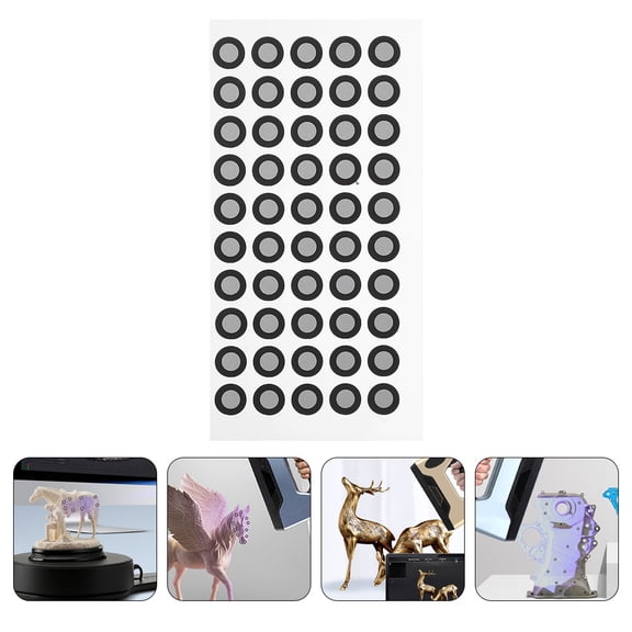 UPOUART 6 Sheets 3D Scanner Positioning Targets Pet Material Marking Points For 3D Scanning