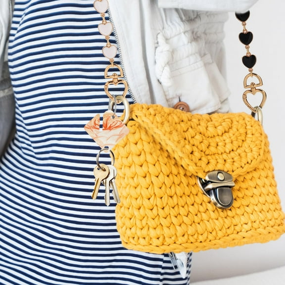 UPOUART 60Pcs Diy Keychain Blank Key Tags for Schools White Acrylic Sleek and Simple Design