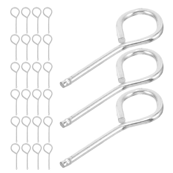 UPOUART 60Pcs Fire Extinguisher Pin Stainless Steel Quick Release Safety Pull Pins for Industrial Use