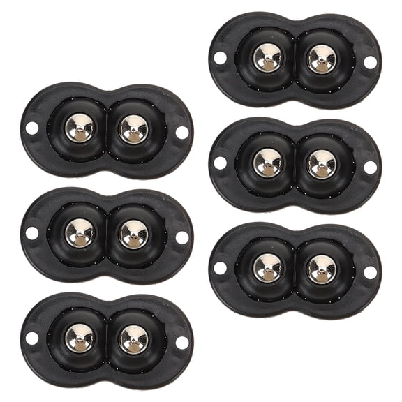 UPOUART Universal Swivel Casters, Black ABS, Sticky Design, Convenient for Moving