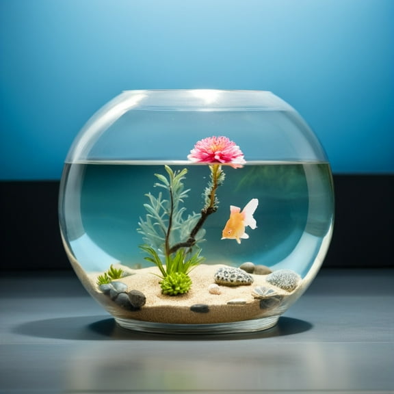 UPOUART 6Pcs Artificial Plastic Goldfish for Aquariums Realistic Tropical Fish Decoration