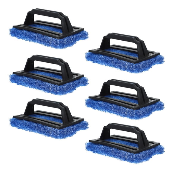 UPOUART 6-Pack Screen Printing Scrub Brushes with Handle, Ink Removers for Easy Cleaning