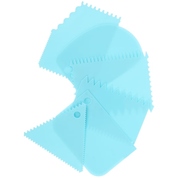 UPOUART 6Pcs Durable Clay Modelling Tools Set Plastic Clay Scrapers for Pottery and Sculpture