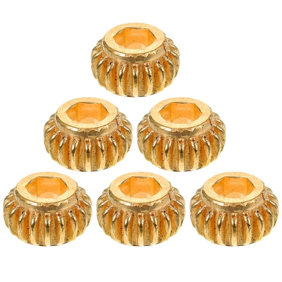 UPOUART 6Pcs Durable Golden Guitar Tuner Gears for Acoustic Electric Guitar with Precision Tuning and Secure Screws