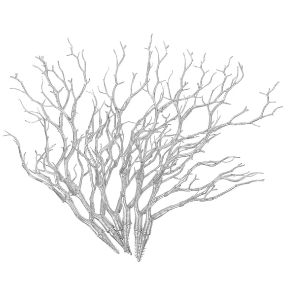 UPOUART 6Pcs Fake Plant Small Faux Tree Branches For Outdoor And Indoor Use 13.8X7.9X2In