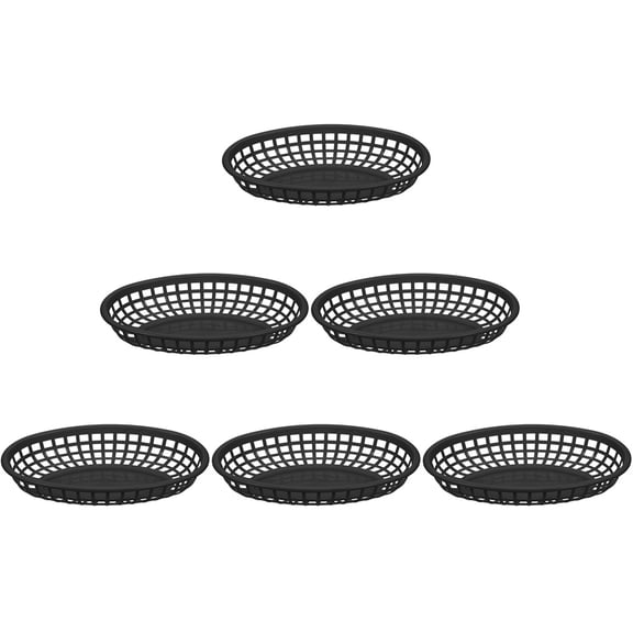 UPOUART 6pcs Burger Fry Baskets Set with Breathable Design for Families and Kitchen Use