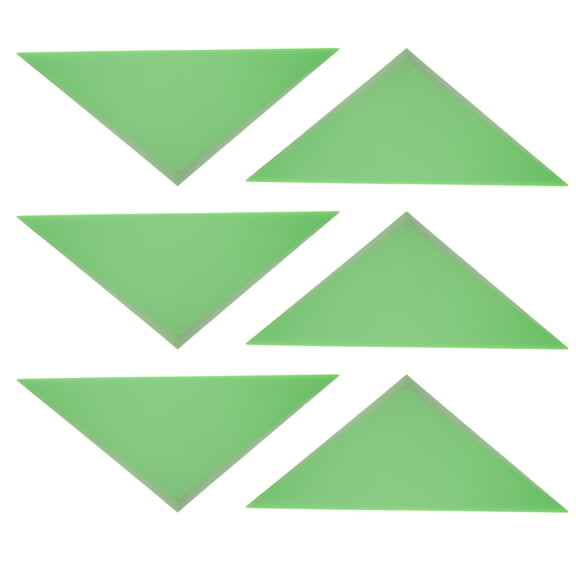 UPOUART 6Pcs Green Triangle Plastic Corner Guards Table Edge Cushion for Foosball