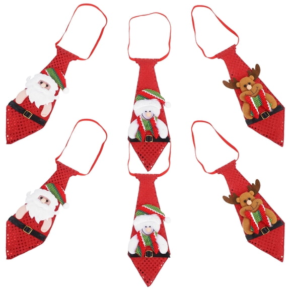 UPOUART 6Pcs Mens Decorative Ties Assorted Color Fabric Festive Decoration Everyday Use