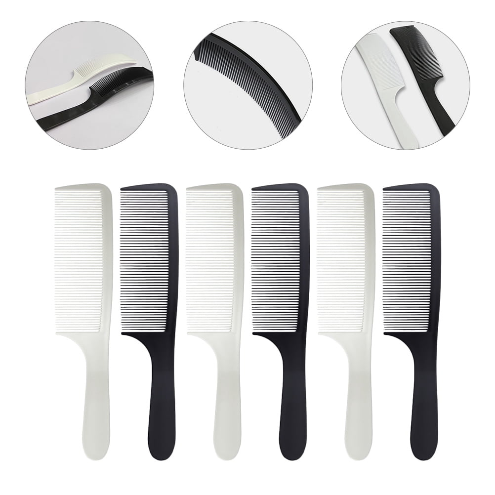 UPOUART 6Pcs Mens Plastic Hair Comb Set for Home Barber Styling Beard ...
