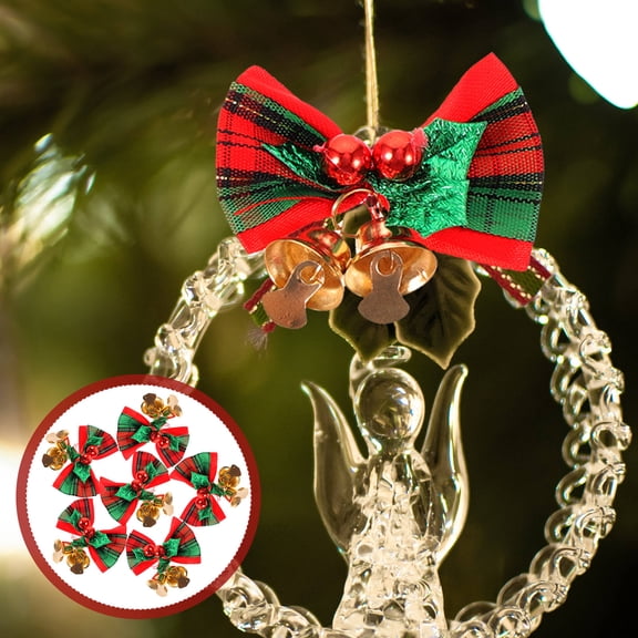 UPOUART  Friends Mini Bow Knot Decor Gold 6pcs