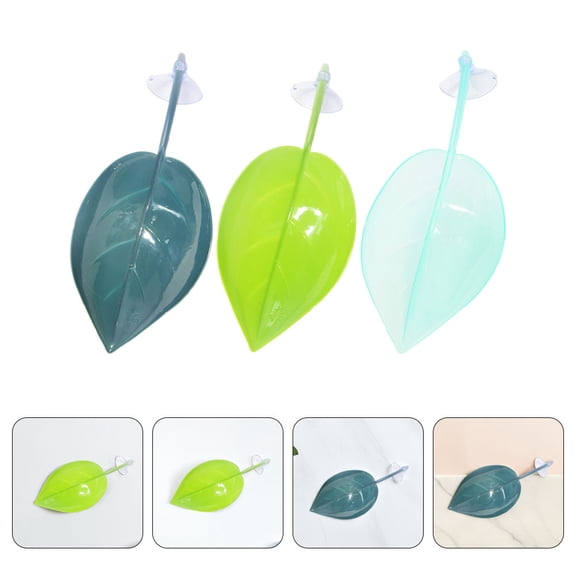 UPOUART 6Pcs Reptile Suction Cup Plants with Realistic Leaves for Gecko Climbing and Terrarium Habitat Decoration