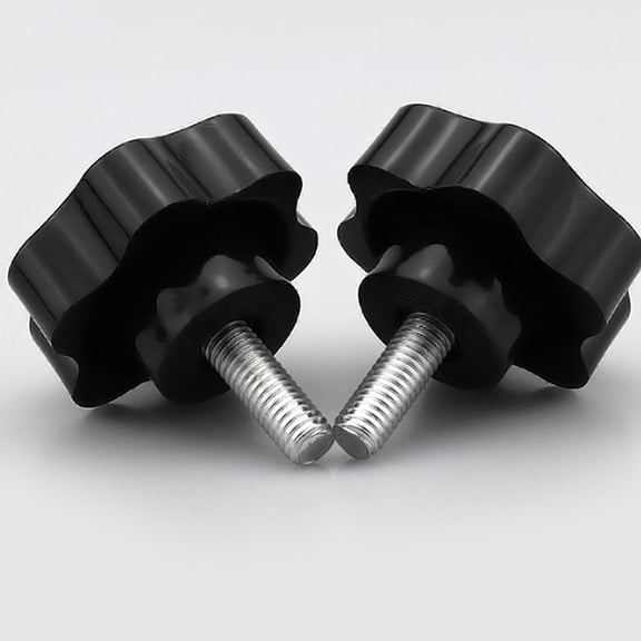 UPOUART 6-Pack Blossom Screw Knobs for Machines, Ergonomic Plastic and Metal Design, Replacement Parts