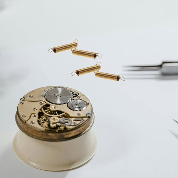 UPOUART 6pcs Clock Mechanism Parts Metal Tension Springs For Precision Timekeeping