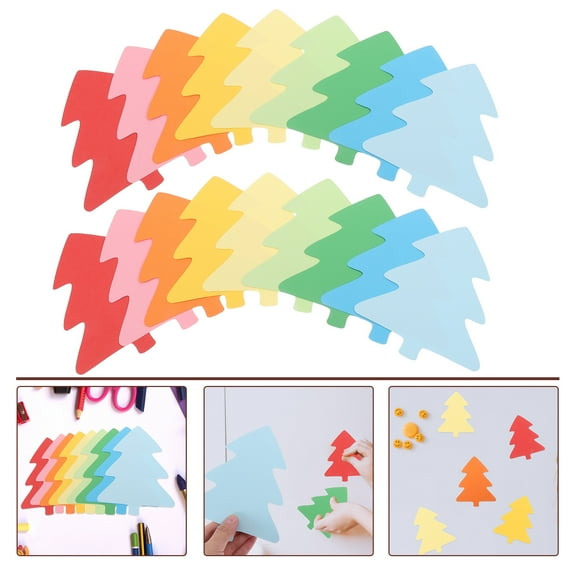 UPOUART 72-Piece Assorted Color Paper Cutouts for Christmas Decorations, Holiday Crafts, Festive Party Supplies & Wall Decor