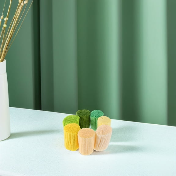 UPOUART 7Pcs Precut Acrylic Yarn for Latch Hook DIY Craft Yarn for Unique Rug Designs