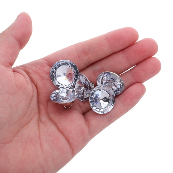 UPOUART 80-Piece Crystal Decorative Buttons for Sofa Cushions, Headboard Accents, and Home Decor Embellishments