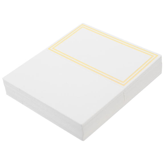 UPOUART Wedding Table Place Cards 80pcs Paper Seating Guide for Guests, Elegant Tabletop Cards for Events