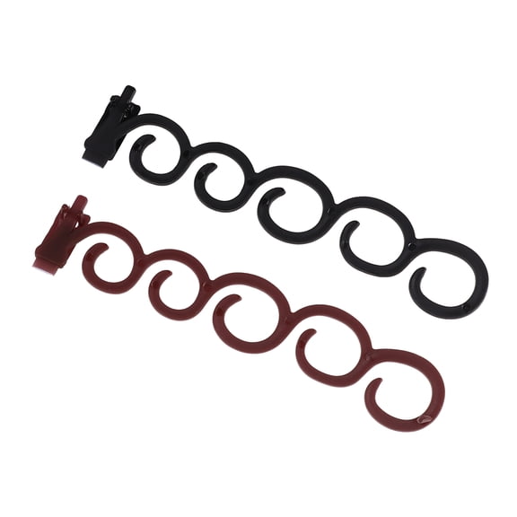 UPOUART 8Pairs Assorted Color Hair Braider Tool for Easy French Braid Hair Styling