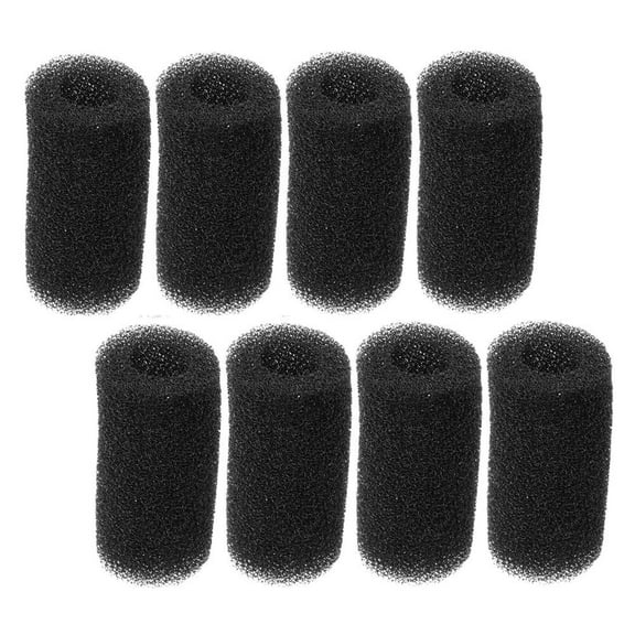 UPOUART 8Pcs Black Sleeves for Aquarium Filter Accessories Fish Tank Intake Covers