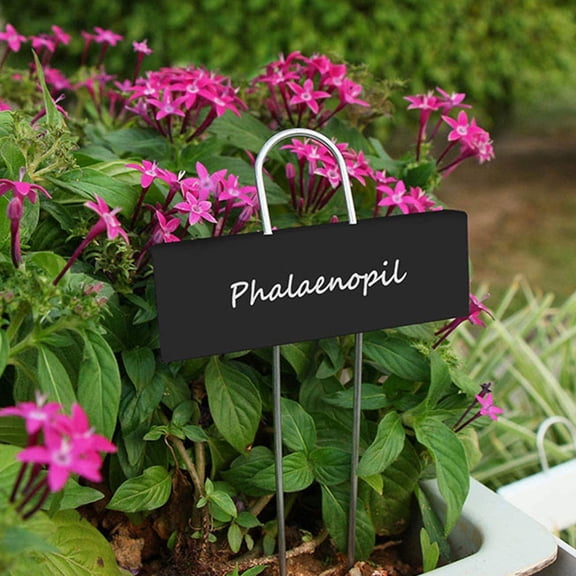 UPOUART 8Pcs Metal Stake Garden Markers for Home Gardeners and Farmers 10.81X3.54X1.18in