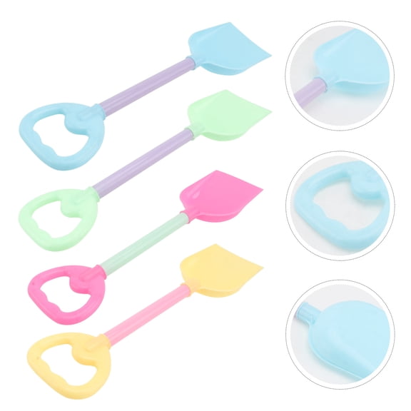 UPOUART 8Pcs Playing House Sand Shovels Assorted Color Plastic Durable for Outdoor Sand Fun