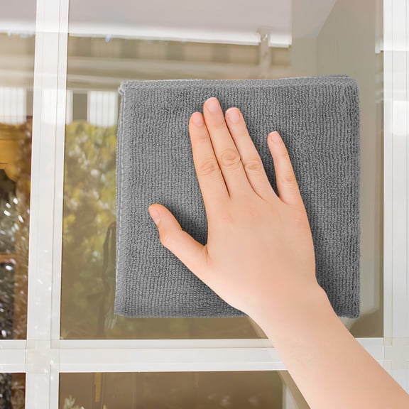 UPOUART 8Pcs Reusable Kitchen Towels Microfiber Cleaning Cloths for Household Users