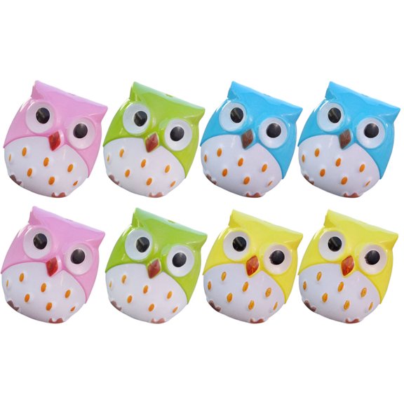 UPOUART 8Pcs Small Manual Pencil Sharpeners Portable Lightweight Practical for Daily Use