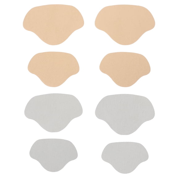 UPOUART 8Pcs Sneaker Heel Pads Self Adhesive Wear Resistant Cushions for Comfortable Shoe Use