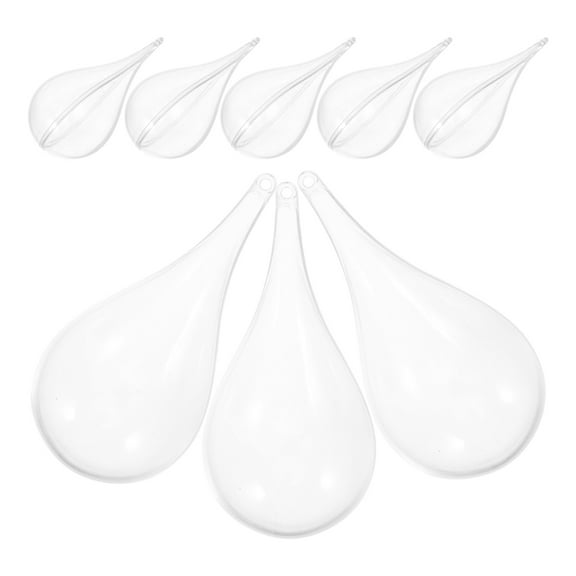 UPOUART Clear Fillable Ball 8Pcs Plastic for DIY Wedding and Party Decorations