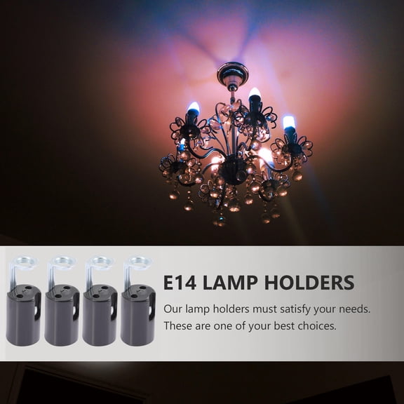 UPOUART Hanging Lamp Base Universal Lamp Socket 9Pcs Silver