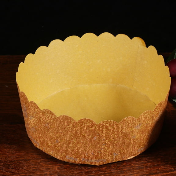 UPOUART Round Bread Cups Kraft Paper No Stick Large Muffin Molds Multi Color for Weddings 90Pcs
