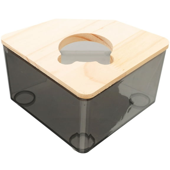 UPOUART Hamster Sand Bath Sand Bath Box Acrylic 1Set